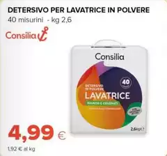 Consilia - Detersivo Per Lavatrice In Polvere
