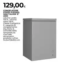 Netto - Congelatore Pozze ICE1095L Netto - Congelatore Pozze ICE1095L