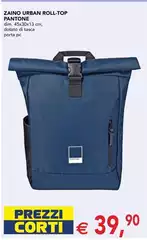 Pantone - Zaino Urban Roll-top Pantone - Zaino Urban Roll-top