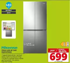 Hisense - Frigo Side By Side RQ5P470SEIE