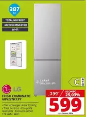 LG - Frigo Combinato GBV22NCCPY