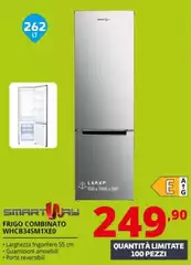 Smartway - Frigo Combinato WHCB34SM1XE0