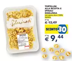 Esselunga - Tortellini Alla Ricotta E Spinaci