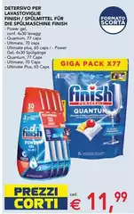 Finish - Detersivo Per Lavastoviglie /Spluitiel For Di Spumascaline