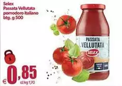 Selex - Passata Vellutata Pomodoro Italiano Selex - Passata Vellutata Pomodoro Italiano
