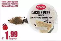 Selex - Cacio E Pepe Fresco Con Pecorino Romano DOP