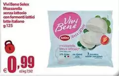 Selex - Vivi Bene Mozzarella Senza Lattosio Con Fermenti Lattici