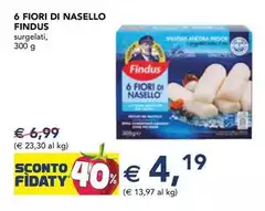 Findus - 6 Fiori Di Nasello