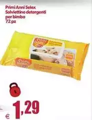 Selex - Primi Anni Salviettine Detergenti Per Bimbo