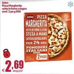 Selex - Pizza Margherita Cotta In Forno A Legna