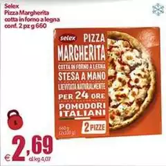 Selex - Pizza Margherita Cotta In Forno A Legna