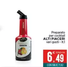 Alti Piaceri - Preparato Per Cocktail