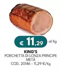 Principe - Porchetta Di Lonza  Metà