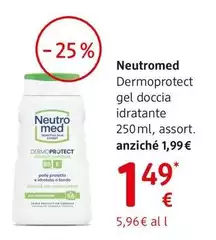 Neutro Med Neutromed - Dermoprotect Gel Doccia Idratante 250 Ml, Assort. Neutro Med Neutromed - Dermoprotect Gel Doccia Idratante 250 Ml, Assort.