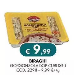 Biraghi - Gorgonzola DOP Cubi