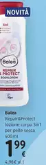 Balea - Repair&Protect Lozione Corpo 3in1 Per Pelle Secca 400 Ml Balea - Repair&Protect Lozione Corpo 3in1 Per Pelle Secca 400 Ml
