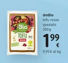 DmBio - Tofu Rosso  Speziato  200 G