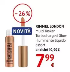 Rimmel London - Multi Tasker Illuminante Liquido Con Vitamina E E C Rimmel London - Multi Tasker Illuminante Liquido Con Vitamina E E C