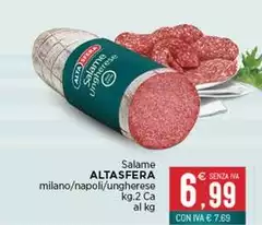 Altasfera - Salame Milano/ Napoli/Ungherese
