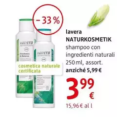 Lavera Naturkosmetik - Shampoo Con Ingredienti Naturali 250 Ml, Assort.