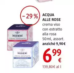 Acqua Alle Rose - Crema Viso Con Estratto Alla Rosa 50 Ml, Assort.