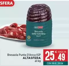 Sfera - Bresaola Punta D'Anca IGP
