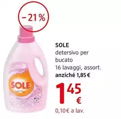 Sole - Detersivo Per Bucato 16 Lav, Assort. Sole - Detersivo Per Bucato 16 Lav, Assort.