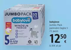 Babylove -  Jumbo Pack Pannolini Taglia 5 72 Pezzi