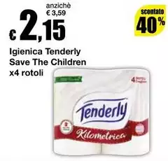 Tenderly - Igienica Save The Children Tenderly - Igienica Save The Children
