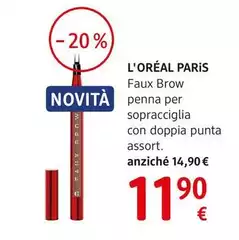 L'oréal Paris - Faux Brow Penna Per Sopracciglia Con Doppia Punta Assort. L'oréal Paris - Faux Brow Penna Per Sopracciglia Con Doppia Punta Assort.