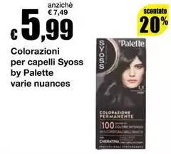 Palette - Colorazioni Per Capelli Syoss By 