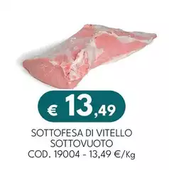 Sottofesa Di Vitello Sottovuoto