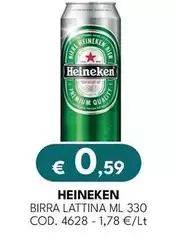 Heineken - Birra Lattina