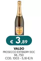 Valdo - Prosecco Extradry DOC