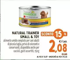 Natural Trainer - Small & Toy