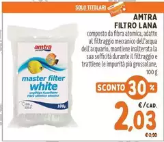 Amtra - Filtro Lana