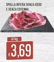 Spalla Intera Senza Osso E Senza Cotenna