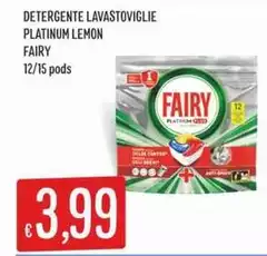 Fairy - Detergente Lavastoviglie Platinum Lemon