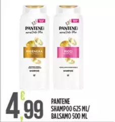 Pantene - Shampoo 625 Ml/Balsamo 500 Ml