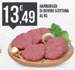 Hamburger Di Bovino Scottona