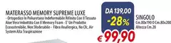 Supreme - Materasso Memory  Luxe