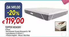 Misura - Topper Memory