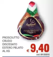 Prosciutto Crudo Disossato Prosciutto Crudo Disossato