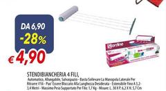 Stendibiancheria 4 Fil,