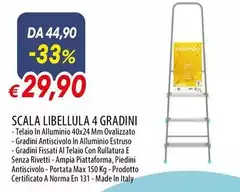 Scala -  Libellula 4 Gradini