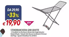 Gimi - Stendibiancheria Grafite Gimi - Stendibiancheria Grafite