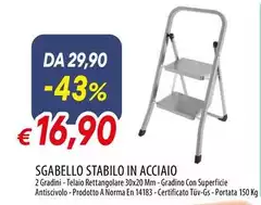 Stabilo - Sgabello In Acciaio Stabilo - Sgabello In Acciaio