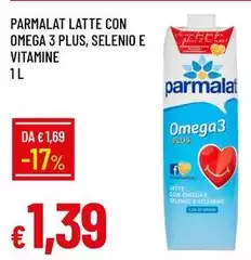 Parmalat - Latte Con Omega 3 Plus, Selenio E Vitamine Parmalat - Latte Con Omega 3 Plus, Selenio E Vitamine