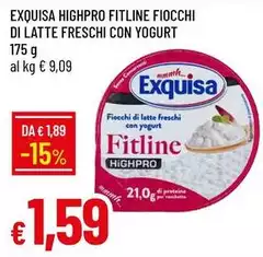 Exquisa - Highpro Fitline Fiocchi Di Latte Freschi Con Yogurt