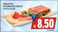 Pancetta Affumicata Cruda 1/2 S.v. Al Kg